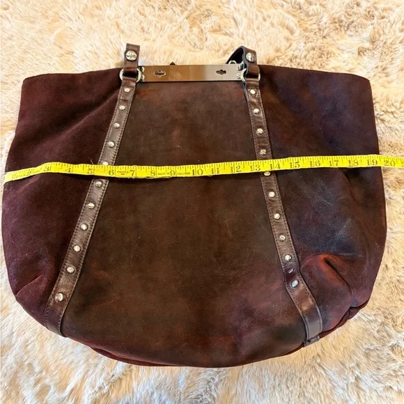 Patricia Nash Deep brown  Suede XL Tote, NOTE! price is firm. - Picture 7 of 8